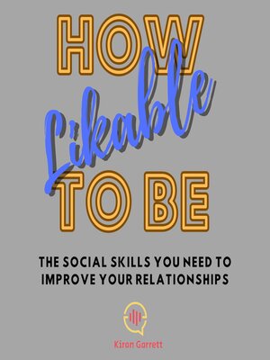 cover image of How to Be Likable